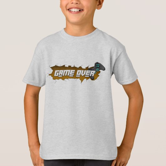 Camisetas de Video Juegos para niños - Game Over Tシャツ (正面)