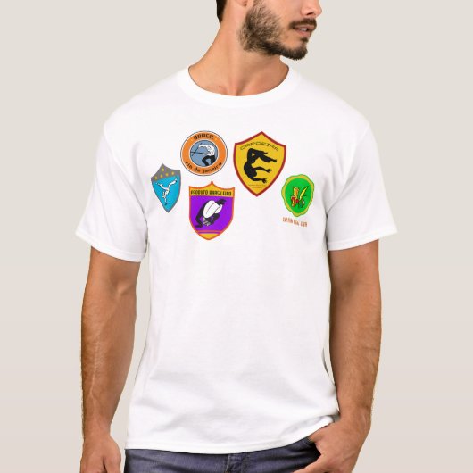 Camisetas Masculinas com desenhos de Capoeira Tシャツ (正面)