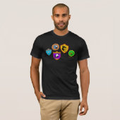 Camisetas Masculinas com desenhos de Capoeira Tシャツ (正面フル)