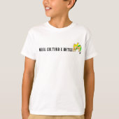 Camisetas para crianças com desenhos de capoeira tシャツ (正面)