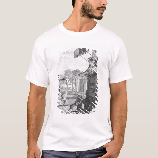 Camligue c.1777著刻まれる賭をとること tシャツ (正面)
