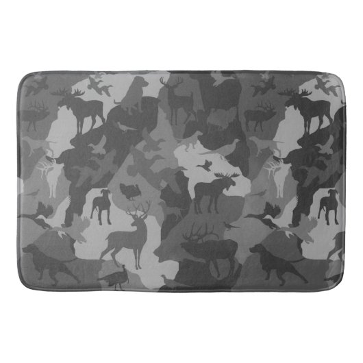 Cammo 4/camoflauge/deer/elk/moose/hunting犬 バスマット (正面)