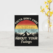 Camng Crew Facts Don't Care About Your Feelings Re カード (黄色い花)