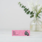 Camo細いカード女性 スキニー名刺 (スタンド正面)