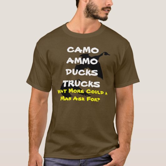 CAMO-AMMO-DUCKS-TRUCKS Tシャツ (正面)