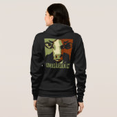 Camo and Pop Art Inspired Hoodie by ArmagardenCO パーカ (裏面フル)