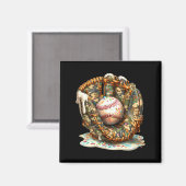 Camo Baseball Gloves Lifestyle 101 Apparel Drip Ic マグネット (正面/裏面)