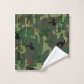 Camo Bathroom Towel Set バスタオルセット (ウォッシュタオル)