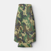 Camo Bottle Cooler – Woodland Beer Koozie ボトルクーラー (正面)