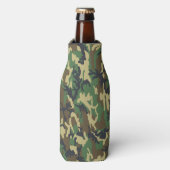 Camo Bottle Cooler – Woodland Beer Koozie ボトルクーラー (ボトル正面)