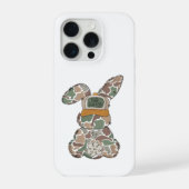 Camo Bunny Design  | Easter Egg Hunter CASE iPhoneケース (裏面)