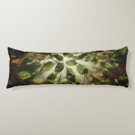 Camo Canopy – A Tranquil Forest Escape ボディピロー