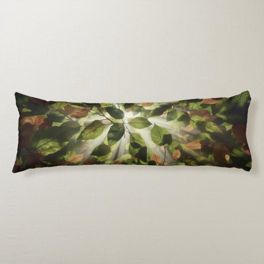 Camo Canopy – A Tranquil Forest Escape ボディピロー (正面)