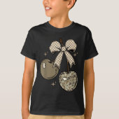 Camo Checkered Cherry Bow, Hunting,checkered Patte Tシャツ (正面)