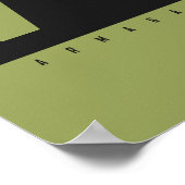 Camo Cow Pop Art Poster - Vegan  ポスター (角)