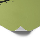 Camo Cowmoflage Pop Art Cow Poster ポスター (角)