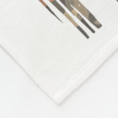 Camo Deer Hunting Fast Food Gag Hunter Gift Funny フリースブランケット (角)