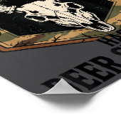 Camo Deer Hunting My Family Tree Has Deer Stand In ポスター (角)