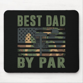 Camo Disc Golf Best Dad By Par American Flag Us Fu マウスパッド