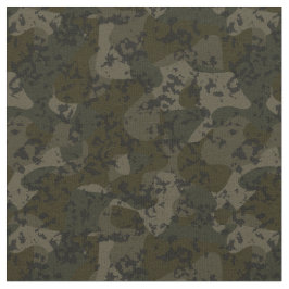 Camo green abstract ファブリック