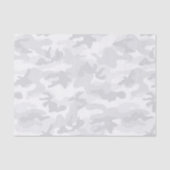 Camo Grey Pattern Modern Military Gift Wrapping  薄葉紙 (正面)