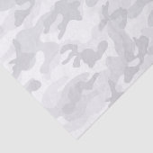 Camo Grey Pattern Modern Military Gift Wrapping  薄葉紙 (詳細)