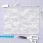 Camo Grey Pattern Modern Military Gift Wrapping  薄葉紙 (クラフト)