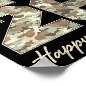 Camo Happy New Year Party 2026 Family Matching Cos ポスター (角)