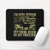Camo Hunting I'm Into Fitness Fit Ness Deer Zer Hu マウスパッド (マウス)