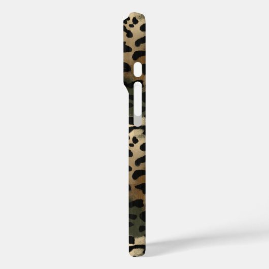 Camo Leopard Print Monogrammed Case-Mate iPhoneケース (裏面 / 左)