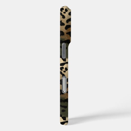 Camo Leopard Print Monogrammed Case-Mate iPhoneケース (裏面 / 右)