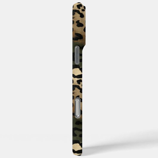 Camo Leopard Print Monogrammed Case-Mate iPhoneケース (裏面 / 右)