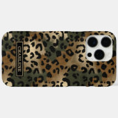 Camo Leopard Print Monogrammed Case-Mate iPhoneケース (裏面 (横))