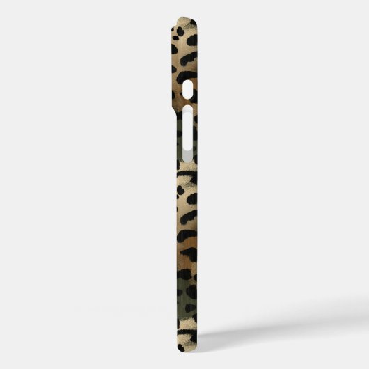Camo Leopard Print Monogrammed Case-Mate iPhoneケース (裏面 / 左)