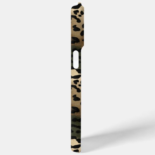 Camo Leopard Print Monogrammed Case-Mate iPhoneケース (裏面 / 右)
