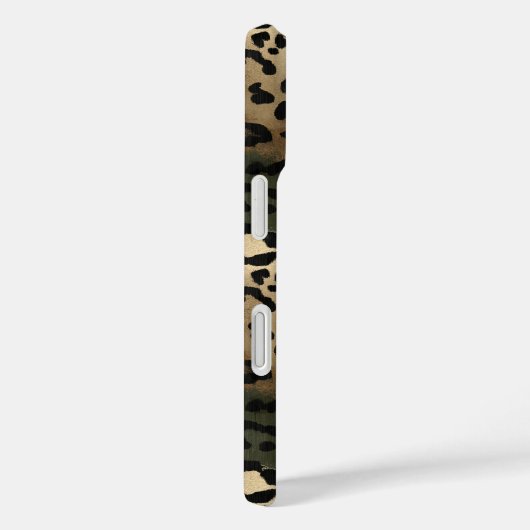Camo Leopard Print Monogrammed Case-Mate iPhoneケース (裏面 / 右)