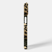 Camo Leopard Print Monogrammed Case-Mate iPhoneケース (裏面 / 右)
