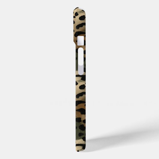 Camo Leopard Print Monogrammed Case-Mate iPhoneケース (裏面 / 左)