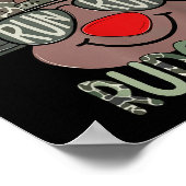 Camo Reindeer Hat Ball Cap Christmas Boy Cute Xmas ポスター (角)