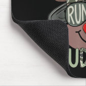 Camo Reindeer Hat Ball Cap Christmas Boy Cute Xmas マウスパッド (コーナー)