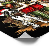 Camo Santa Tis The Season Hunter Christmas Hunting ポスター (角)