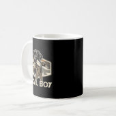 Camo Southern Local Boy Duck Hunting Black Lab Out コーヒーマグカップ (正面左)