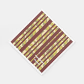 Camo Stripe Birthday Party  スタンダードランチョンナプキン (角)
