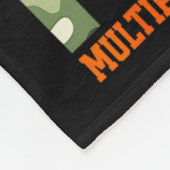 Camo Usa Flag Multiple Sclerosis Awareness Month M フリースブランケット (角)