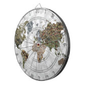 CAMO WORLD ATLAS MAP ダーツボード (正面右)