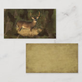 Camoflageのグランジな大金文字の名刺無し 名刺 (正面/裏面)