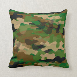 Camoflageスタイルの装飾用クッション クッション