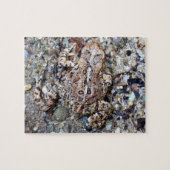 Camoflouge Frog Toad Amphibian ジグソーパズル (横)