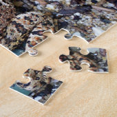 Camoflouge Frog Toad Amphibian ジグソーパズル (側面)