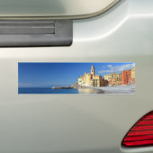 Camogli、海岸および教会 バンパーステッカー (車上)